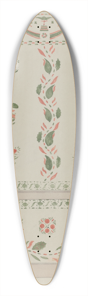 American 20th Century - Wallpaper 39.3 inch art pintail longboard deck