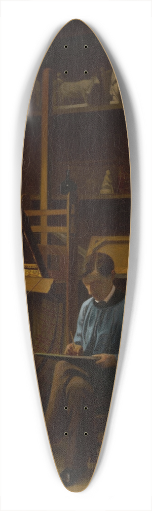 A. Monvel - In The Artists Studio 39.3 inch art pintail longboard deck