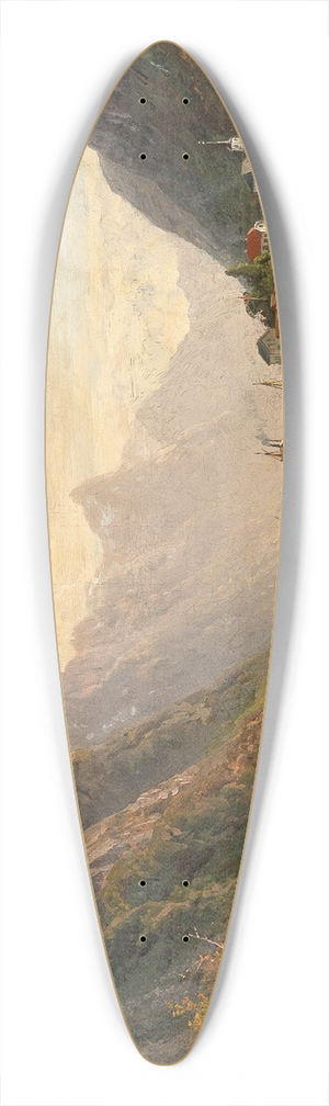Anders Askevold - Fjordlandschaft 39.3 inch art pintail longboard deck