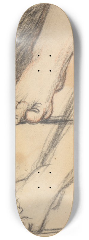 Benjamin Robert Haydon - Study of Feet 8.25 inch art skate deck