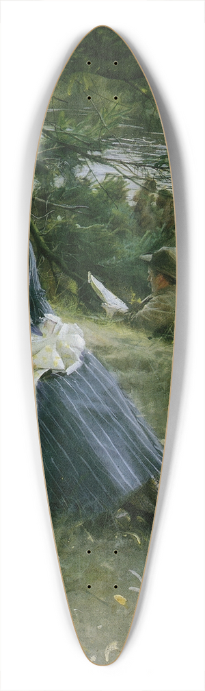 Anders Zorn - In Scotland (Mrs. Symons) 39.3 inch art pintail longboard deck