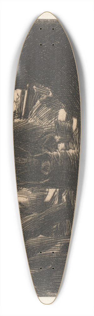Anders Zorn - The Brides Maid 39.3 inch art pintail longboard deck