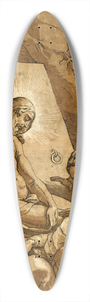 Andrea Andreani - The Entombment 39.3 inch art pintail longboard deck