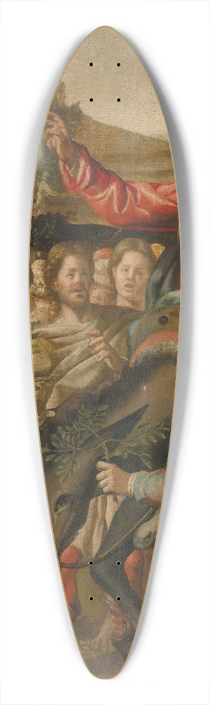 Andrea Boscoli - Christs Entry Into Jerusalem 39.3 inch art pintail longboard deck