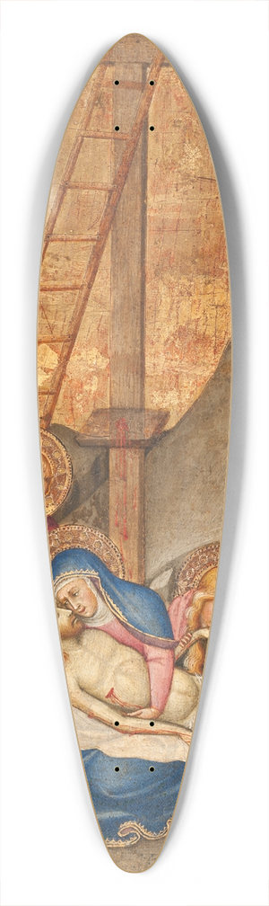 Andrea di Bartolo - The Lamentation 39.3 inch art pintail longboard deck