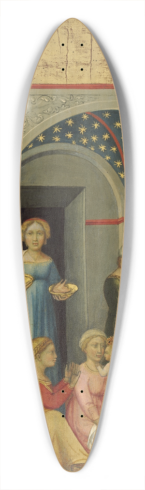 Andrea di Bartolo - The Nativity of the Virgin 39.3 inch art pintail longboard deck