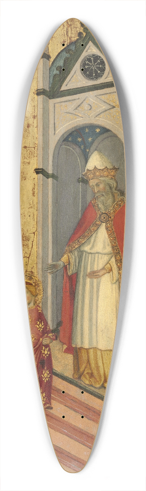 Andrea di Bartolo - The Presentation of the Virgin in the Temple 39.3 inch art pintail longboard deck
