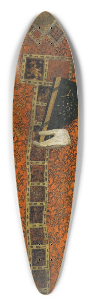 Andrea di Giusto - Saint Nicholas of Bari 39.3 inch art pintail longboard deck