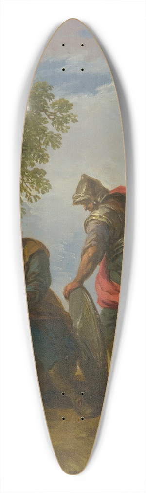 Andrea Locatelli - Bandits In A Rocky Landscape 39.3 inch art pintail longboard deck