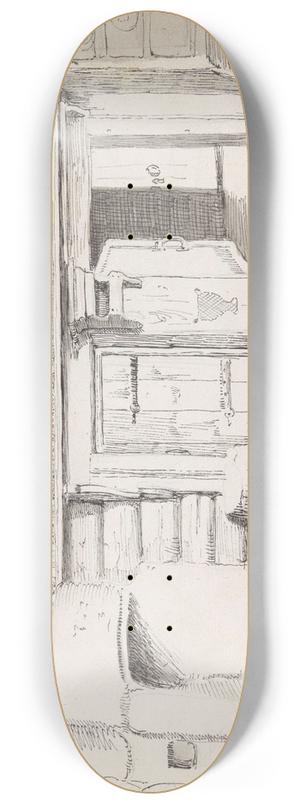 Adolph Tidemand - Bondestue, Bolkesj 8.25 inch art skate deck