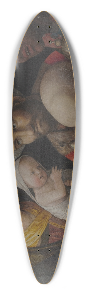 Andrea Mantegna - Adoration Of The Magi 39.3 inch art pintail longboard deck Andrea Mantegna - Adoration Of The Magi 39.3 inch art pintail longboard deck