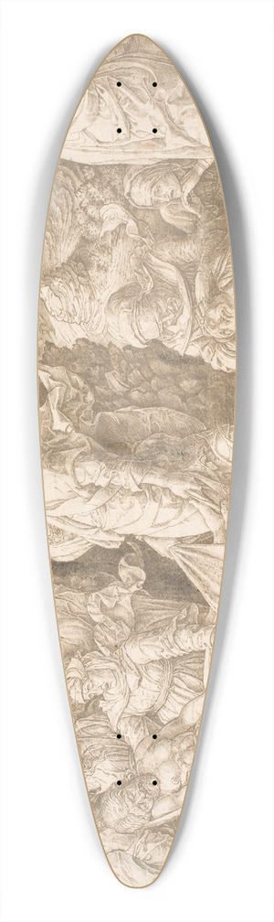 Andrea Mantegna - Gravlggelsen 39.3 inch art pintail longboard deck Andrea Mantegna - Gravlggelsen 39.3 inch art pintail longboard deck