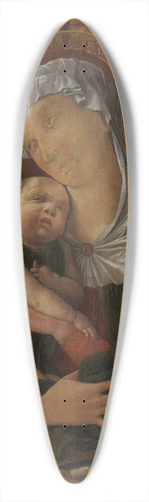 Andrea Mantegna - Madonna and Child with Seraphim and Cherubim 39.3 inch art pintail longboard deck