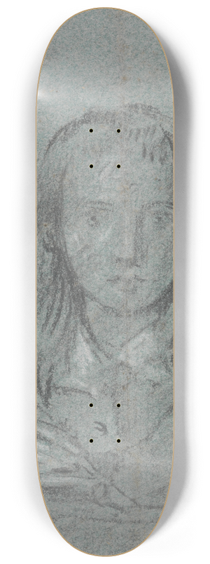 Benjamin West - Artists Son Writing 8.25 inch art skate deck