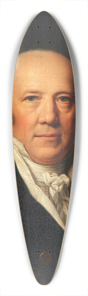 Andreas Herman Hunus - Portrt af konferensrd, overprsident Michael Lange 39.3 inch art pintail longboard deck