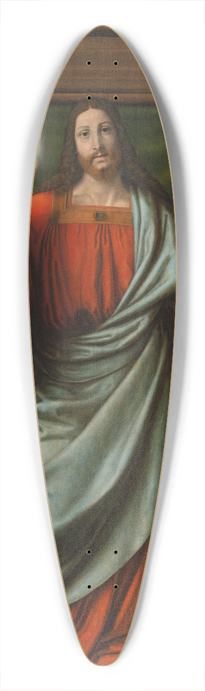 Andrea Solario - Christ Blessing 39.3 inch art pintail longboard deck