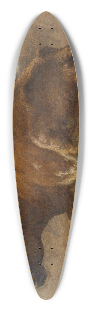 Andre Plumot - Cow 39.3 inch art pintail longboard deck