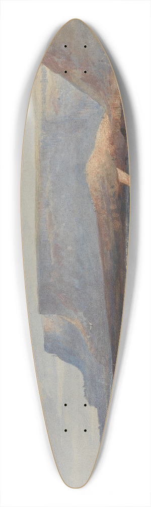 Andrew Nicholl - The Coast of Antrim 39.3 inch art pintail longboard deck