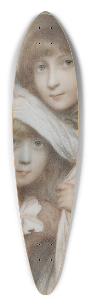 Andrew Plimer - Mary and Nathaniel Jefferys 39.3 inch art pintail longboard deck