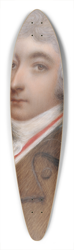 Andrew Plimer - Portrait of a Gentleman 39.3 inch art pintail longboard deck