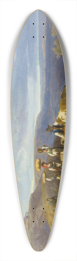 Andrs Mark - Brcke 39.3 inch art pintail longboard deck