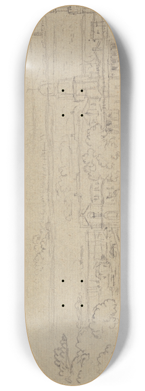 Benjamin West - Greenwich from the Park 8.25 inch art skate deck