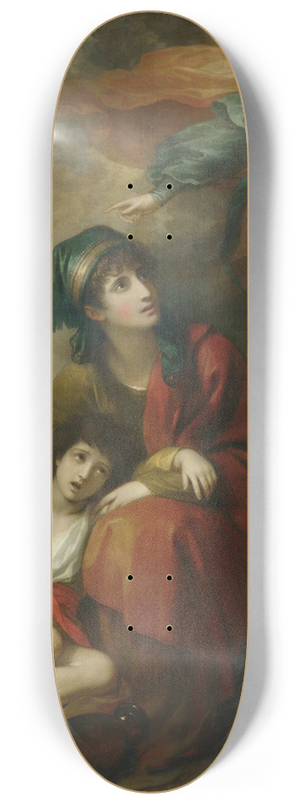 Benjamin West - Hagar and Ishmael 8.25 inch art skate deck Benjamin West - Hagar and Ishmael 8.25 inch art skate deck