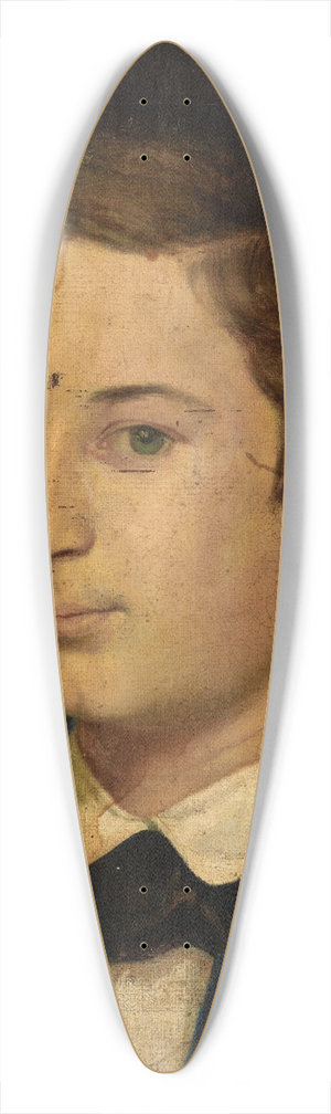 Andrzej Bronisaw Grabowski - Portrait of Henryk Poller 39.3 inch art pintail longboard deck