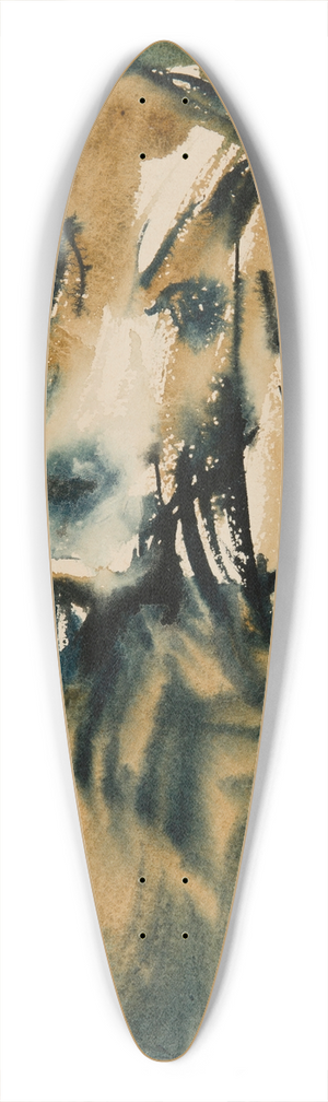 Andrzej Fornelski - Dog 39.3 inch art pintail longboard deck