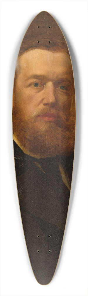 Andrzej Mniszech - Portrait of Maksymilian Gierymski 39.3 inch art pintail longboard deck