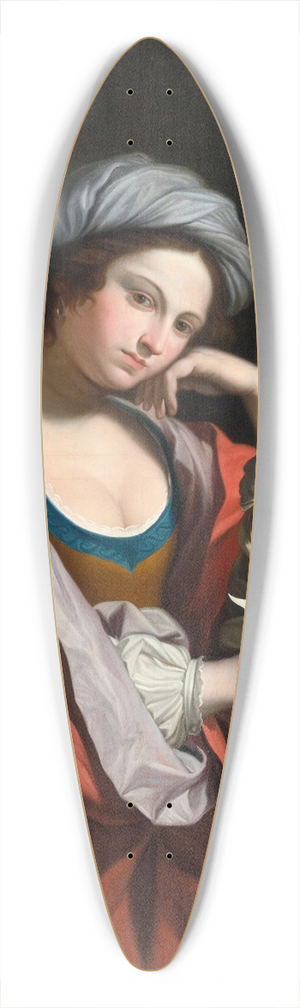 Angelica Kauffmann - A Sybil 39.3 inch art pintail longboard deck