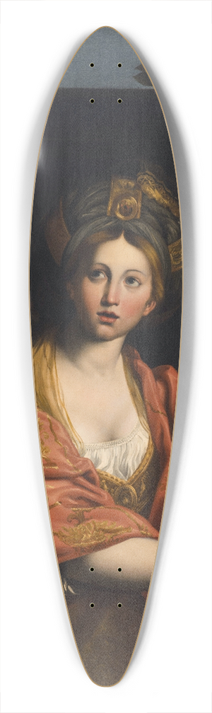 Angelica Kauffmann - Cumaean Sibyl (After Domenichino) 39.3 inch art pintail longboard deck