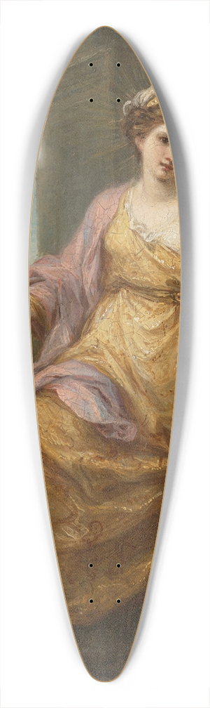 Angelica Kauffmann - Female Allegory 39.3 inch art pintail longboard deck