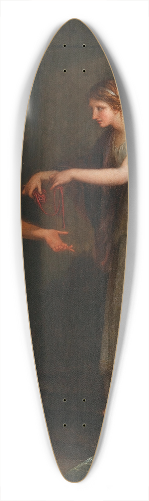 Angelica Kauffmann - Theseus and Ariadne 39.3 inch art pintail longboard deck