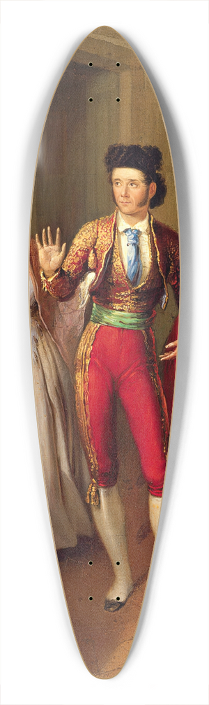 Angel Mara Cortellini Hernndez - Francisco Montes, Paquiro, before a Bullfight. The Bullfighters Farewell 39.3 inch art pintail longboard deck