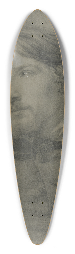Angilbert Gbel - Bildnis des Frankfurter Kupferstechers Johann Eisenhardt 39.3 inch art pintail longboard deck