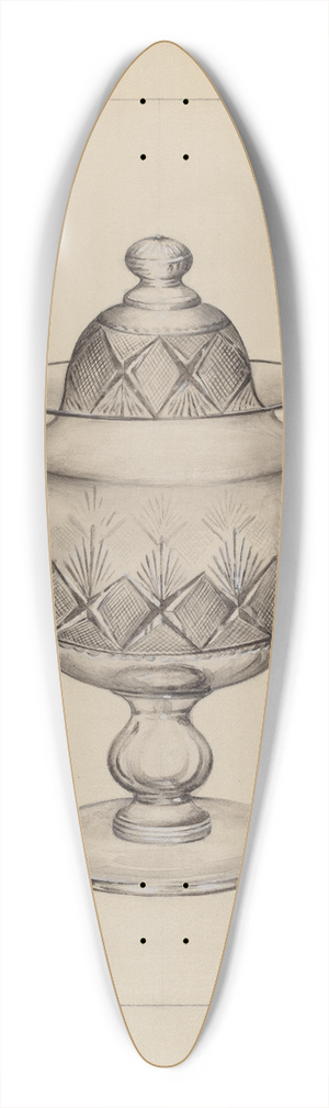 Anna Aloisi - Sugar Bowl with Cover 39.3 inch art pintail longboard deck