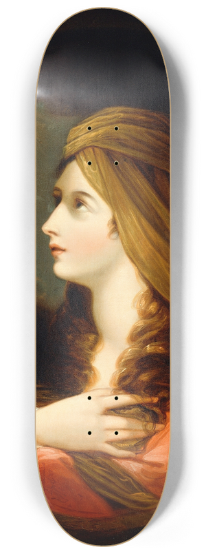 Benjamin West - Portrait of a Lady 8.25 inch art skate deck