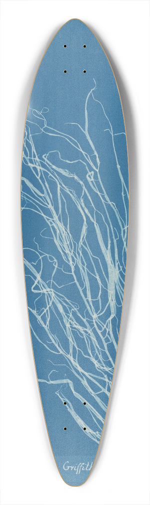Anna Atkins - Helminthocladia Griffithsiana 39.3 inch art pintail longboard deck