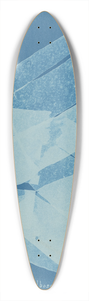 Anna Atkins - Laminaria bulbosa 39.3 inch art pintail longboard deck