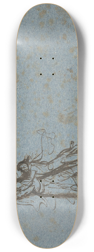 Benjamin West - Study for Jephthahs Daughter 8.25 inch art skate deck