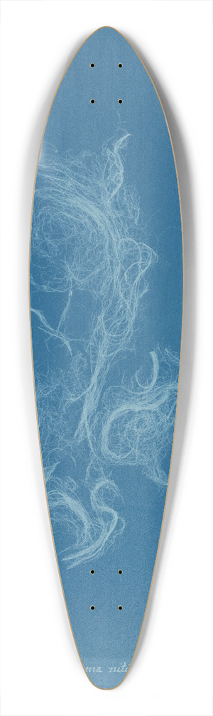 Anna Atkins - Zygnema nitidum 39.3 inch art pintail longboard deck