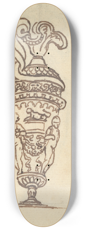 Benjamin West - Study of a Vase 8.25 inch art skate deck