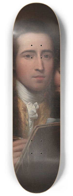 Benjamin West - The Artist and His Son Raphael 8.25 inch art skate deck