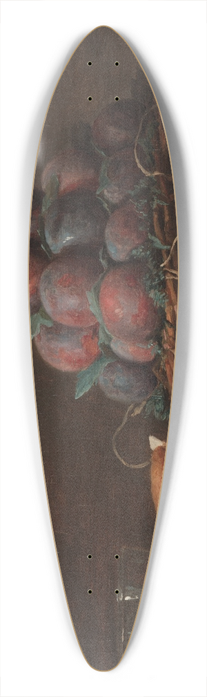 Anne Vallayer-Coster - Basket of Plums 39.3 inch art pintail longboard deck