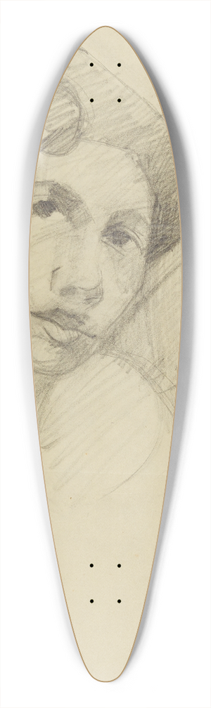 Anny Dollschein - Damenbildnis 39.3 inch art pintail longboard deck