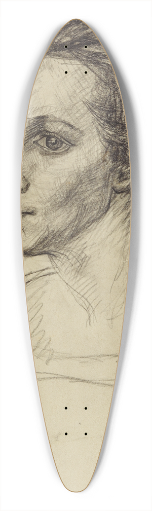 Anny Dollschein - Damenbildnis 39.3 inch art pintail longboard deck