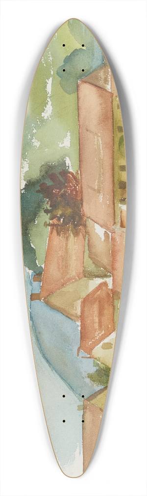 Anny Dollschein - Glasfabrik beim Kalvarienberg 39.3 inch art pintail longboard deck