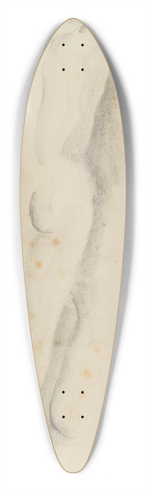 Anny Dollschein - Rckenakt 39.3 inch art pintail longboard deck