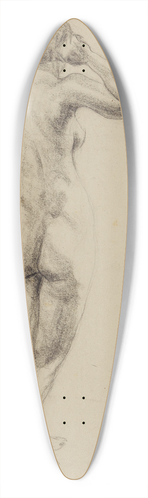 Anny Dollschein - Weiblicher Rckenakt 39.3 inch art pintail longboard deck